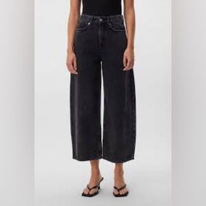 Mango carol size 4 mid rise cotton flare denim